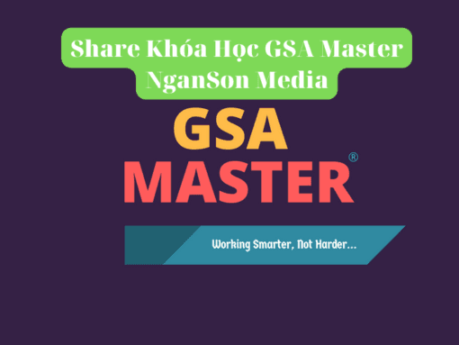 Share Khóa Học GSA Master NganSon Media