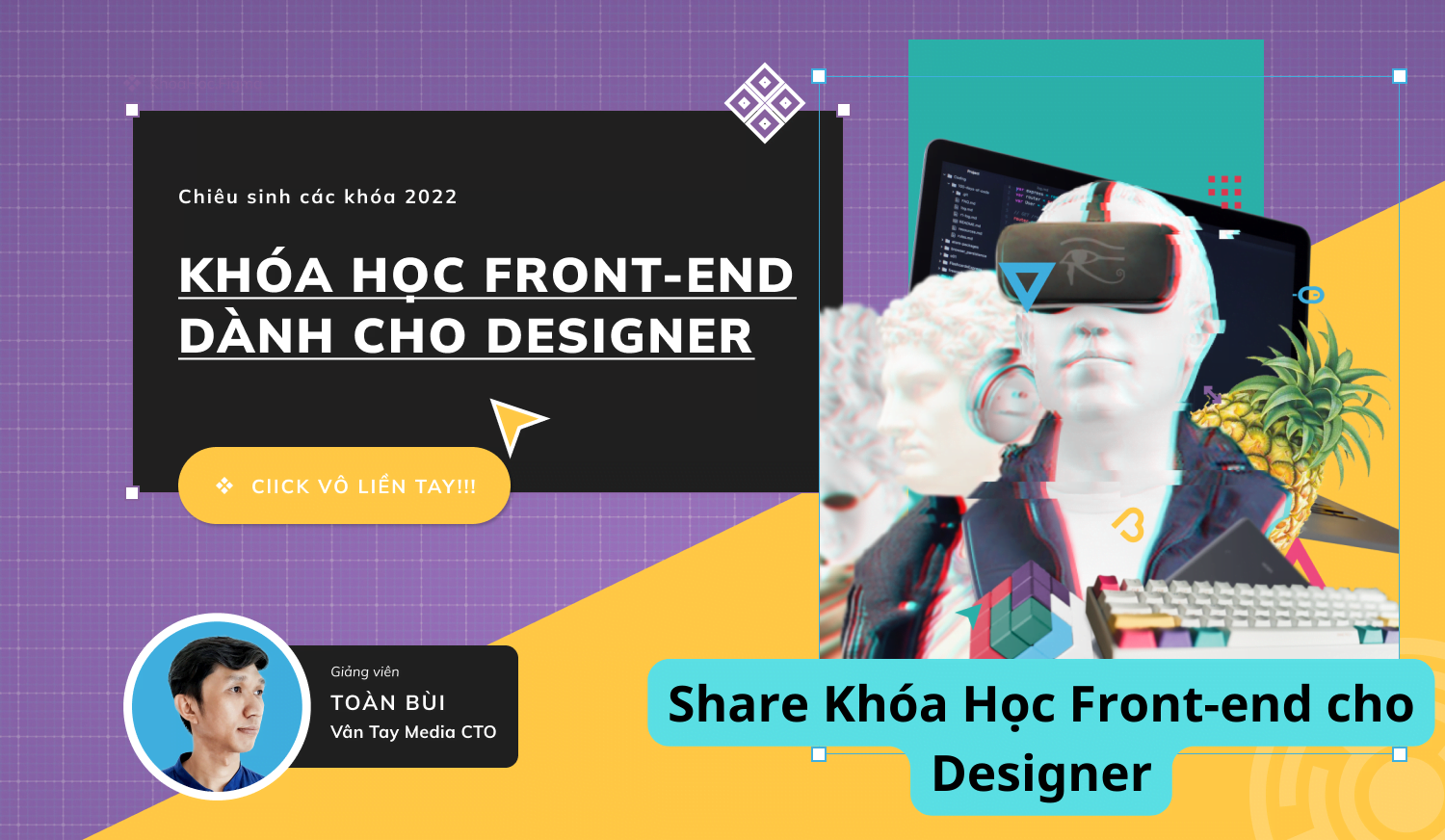 Share Khóa Học Front-end cho Designer