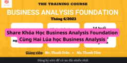 Share Khóa Học Business Analysis Foundation Cùng Hai Lúa học Business Analysis