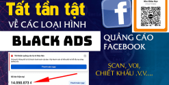 Black ads chạy bùng facebook